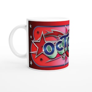 OCTOPUS FAIRGROUND ART FunFair Ride Waltzer Skid Dodgem Roundabout Carousel - Red