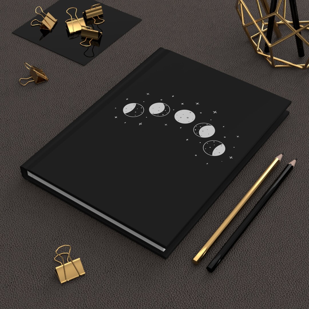 Moon Journal Moon Phase Journal Moon Cycle Journal With Moon Therapy