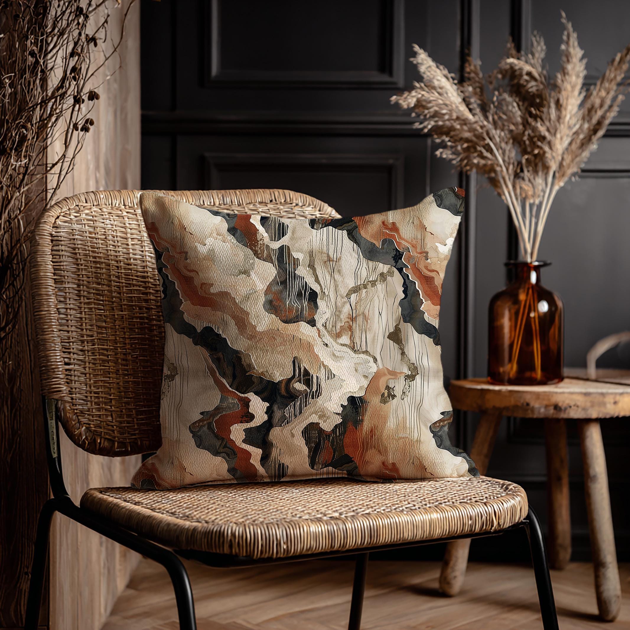 Terracotta cushion covers 50x50 - Etsy 日本