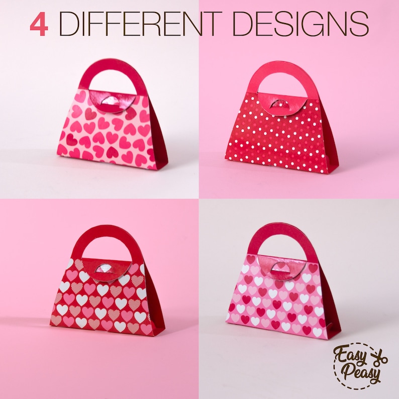 DIY Valentine's Day Printable Lip Balm Purse Gift Bag Mother's Day ...
