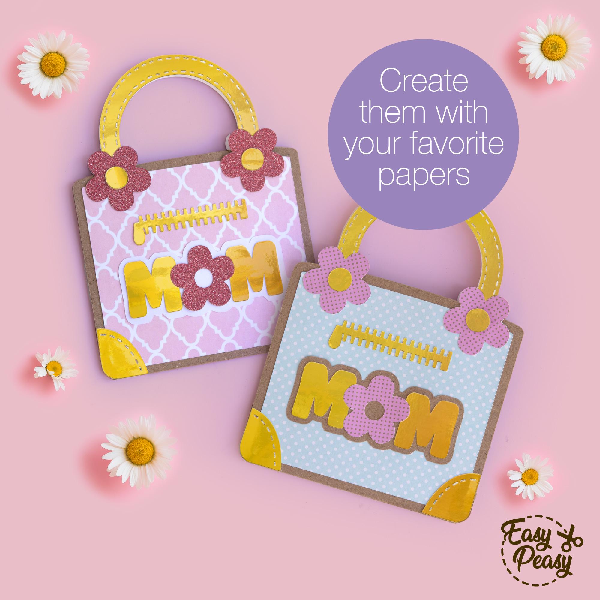 DIY Mother's Day Gift Card Holder SVG File for Cricut Template