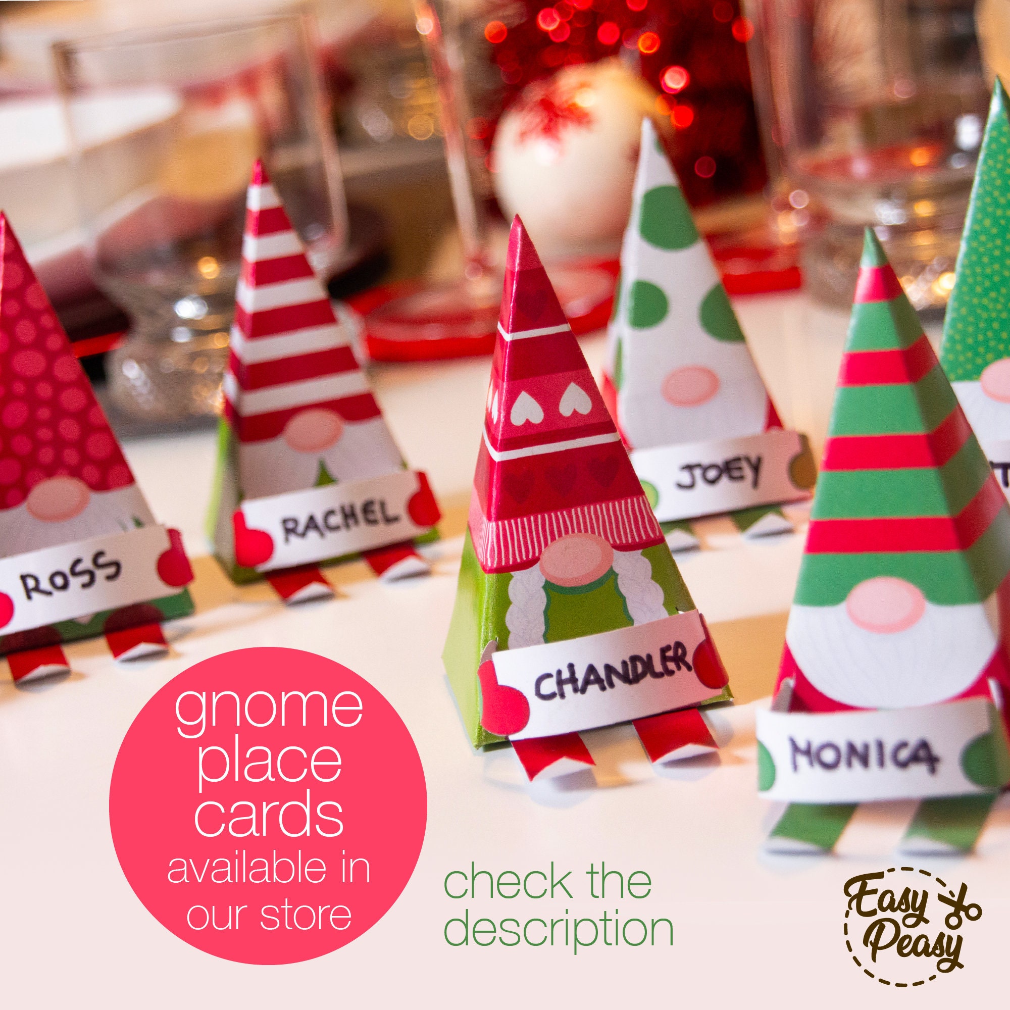 DIY Gnome Printable Christmas Box Chocolate Gift Box Candy Gift Box Template Pdf INSTANT DIY Gnome Printable Christmas Box Chocolate Gift Box Candy Gift Box Template Pdf INSTANT