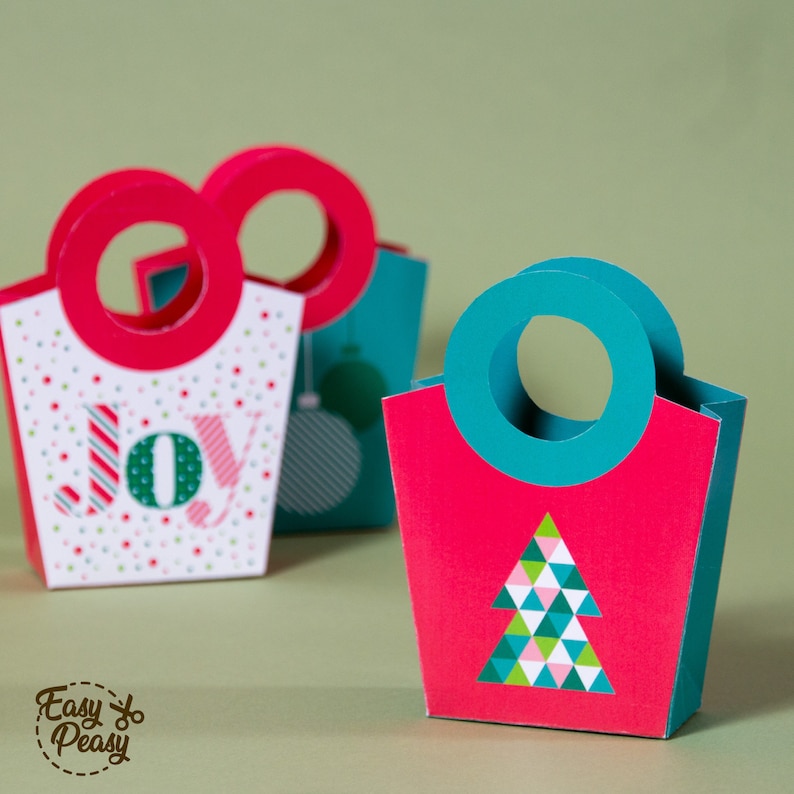 DIY Christmas Candy Gift Bags for Christmas Candy Gift Basket Printable