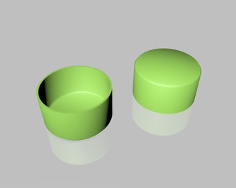 3D fence post cap; post cap; end cap; cover cap; fence post cap; cap; STL file for 3D printer, download