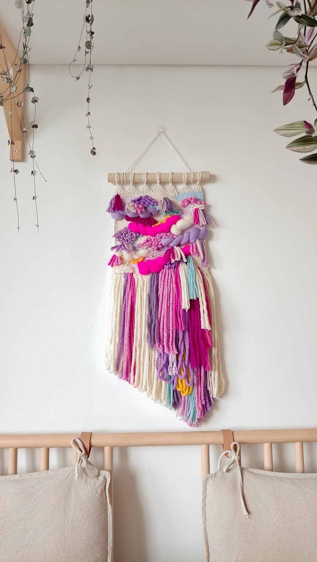 Vibrant Colorful Wall Decoration, Bright Maximalist Eclectic Decor ...