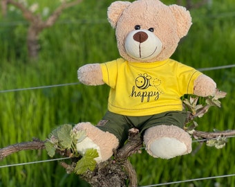 verschiedene T-Shirts "Bärti" für Teddybären und andere Plüschtiere - verschiedene Größen - handgefertigt