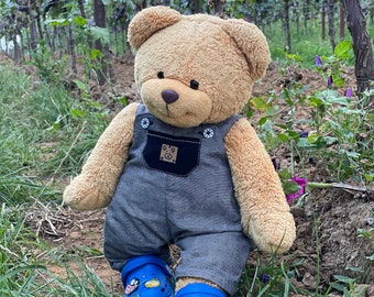 Dungarees "Abärteurer" for bears and other soft toys - different sizes - customizable - handmade