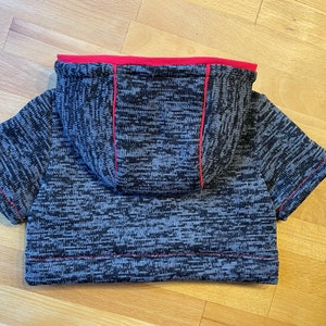 Strickfleece-Jacke Kuschelherbst für Bären und andere Plüschtiere verschiedene Größen handgefertigt Bild 5