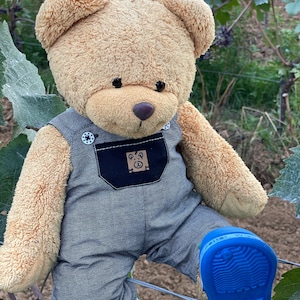 Dungarees &quot;Abärteurer&quot; for bears and other plush toys – various colors and sizes – customizable – handmade