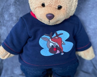 Camiseta de costura “Cuddly Nose” para osos y otros peluches – varios tamaños – hecha a mano