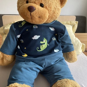 Bears Dream pajamas for bears and other plush toys various sizes handmade image 3