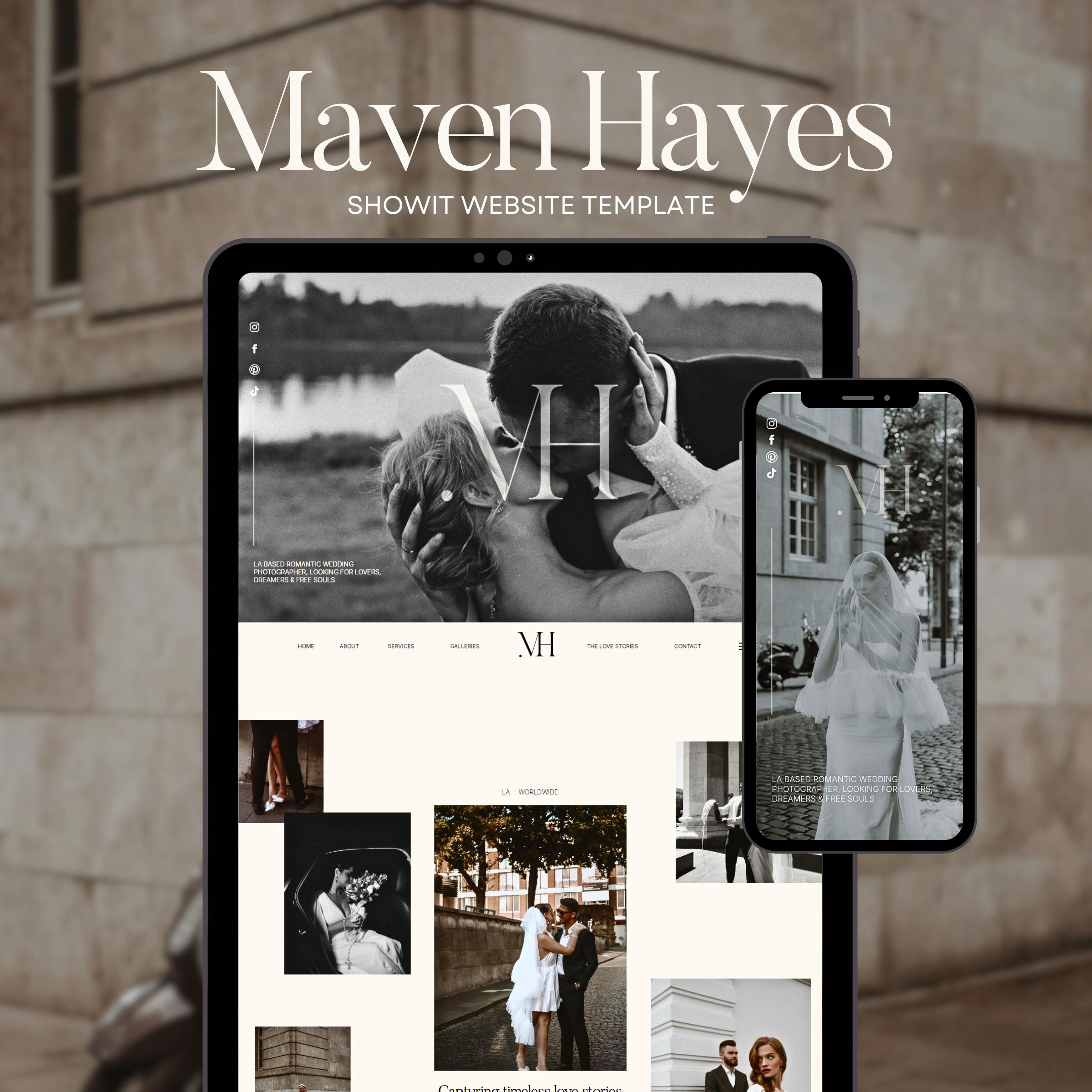 Premium Showit website template design, website template photographer, modern website template, website template coach, portfolio website