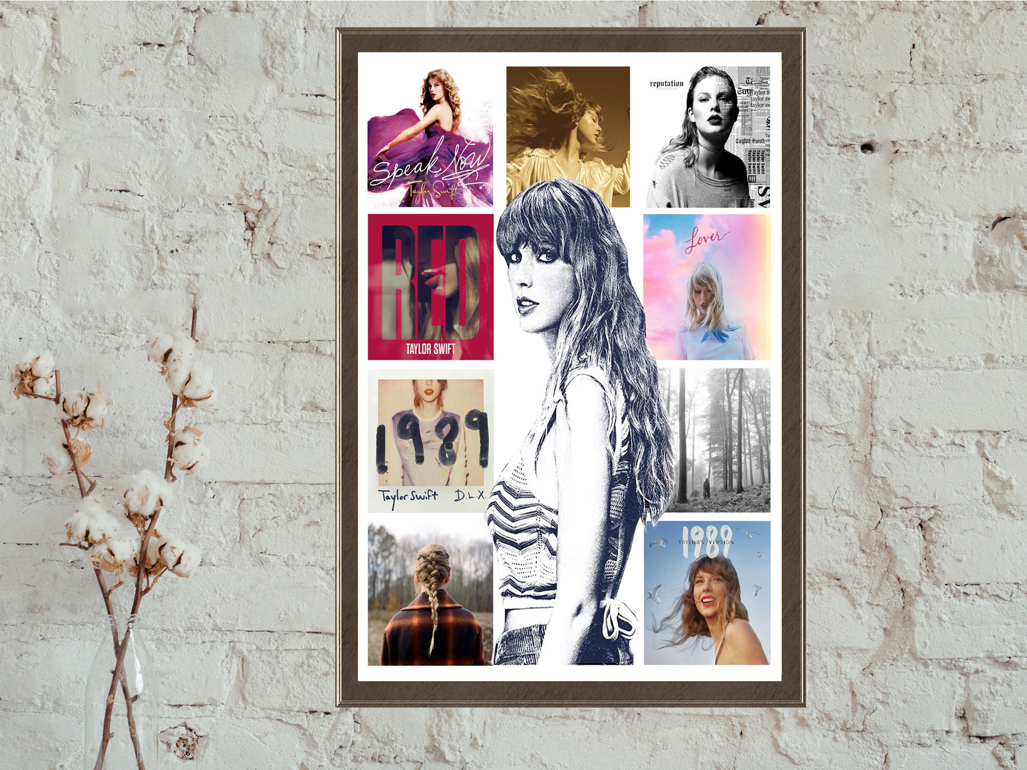 Taylor Swift Midnights Folklore Evermore Champagne Album Cover Series Art  Poster Disco Canvas Painting Wall Prints Picture Decor