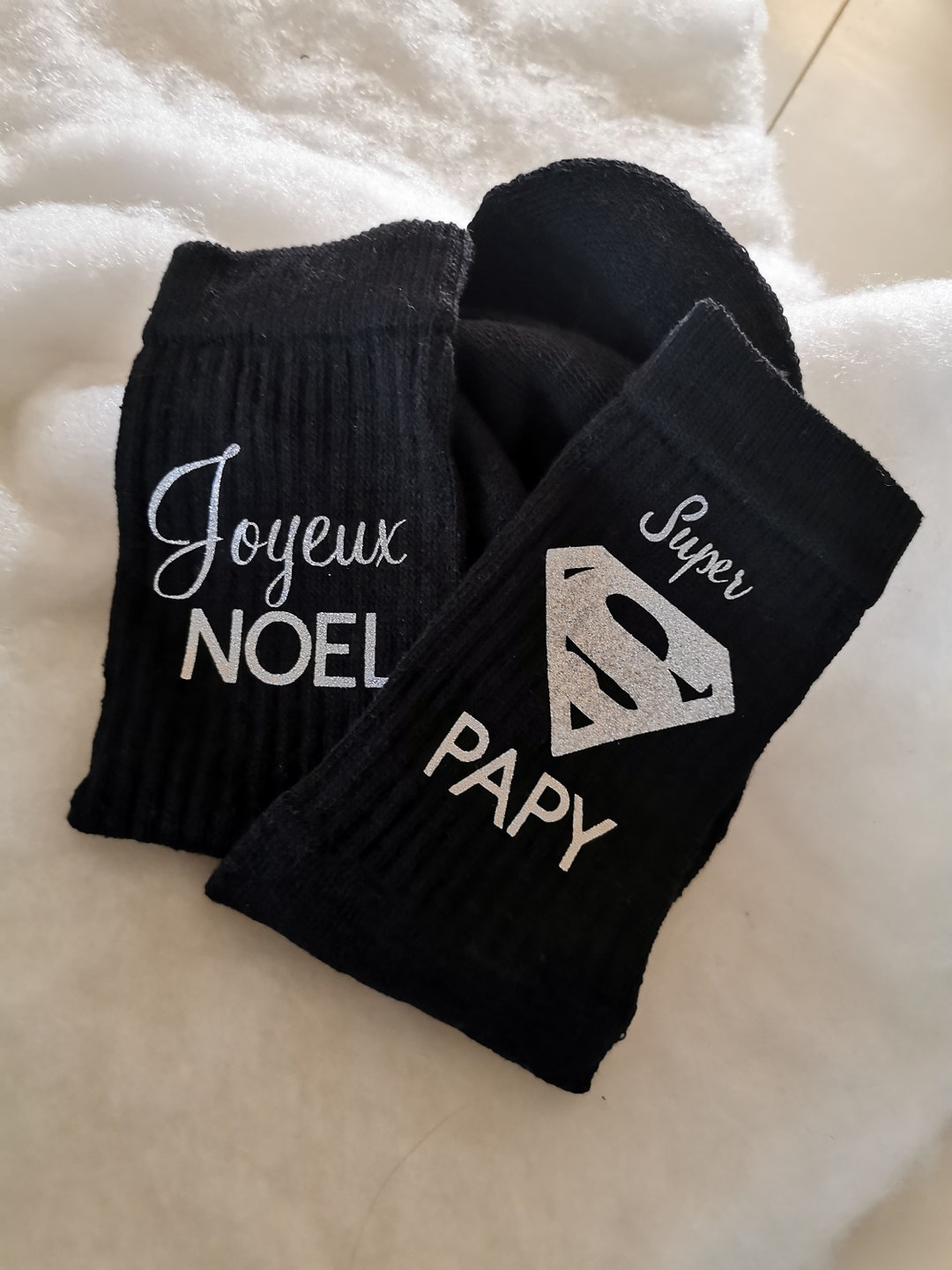 Chaussettes Personnalisées Avec Photo - Chaussettes Cadeau Drôles Pour Homme, Femme, Enfant, Fête Des Pères, Anniversaire