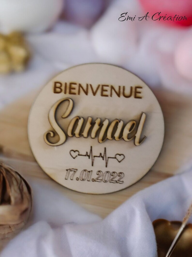 Personalized Wooden Milestone Card Etsy