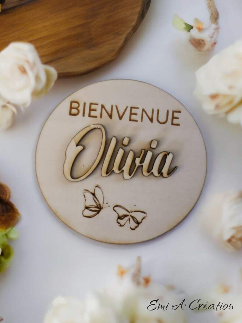 Personalized Wooden Milestone Card Etsy