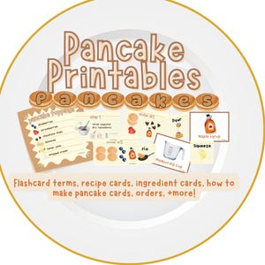 Pancakes Printable Set