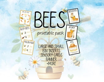 Bees/Beekeeper printable set