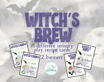 Witch's/Witches Brew Play Recipe Cards