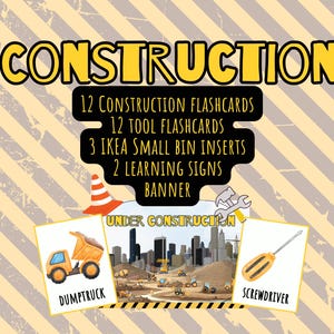 Imprimables de construction pour le jeu sensoriel et l'apprentissage