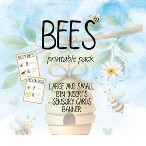 Ensemble à imprimer Abeilles