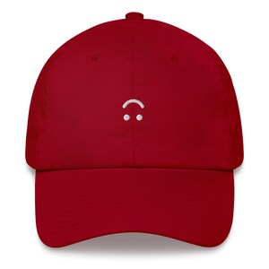 Upside Down Smiley Face Baseball Cap