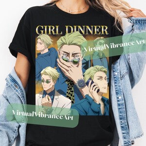Nanami Kento Girl Dinner Unisex Softstyle T-Shirt / JJK / Jujutsu Kaisen