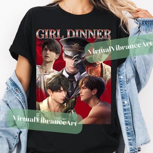 Caleb Girl Dinner / Unisex Softstyle T-Shirt / Otome Game / Love and Deepspace