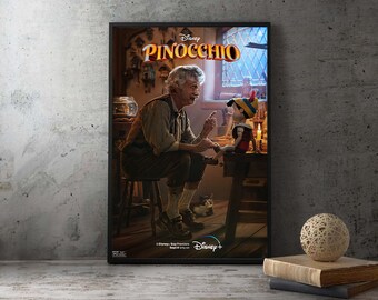 Pinocchio 2022 Movie Poster,High Quality Home Decor Poster,No Frame Canvas Print