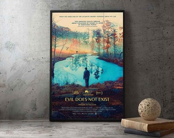 Evil Does Not Exist 2024 Movie Poster,Film Print,Wall Art Decor Home Print,Painting Poster,No Frame