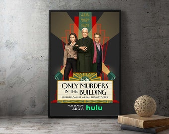 Only Murders in the Building Season 3 2023 Movie Poster,Unframed Wall Art Home Decor Print