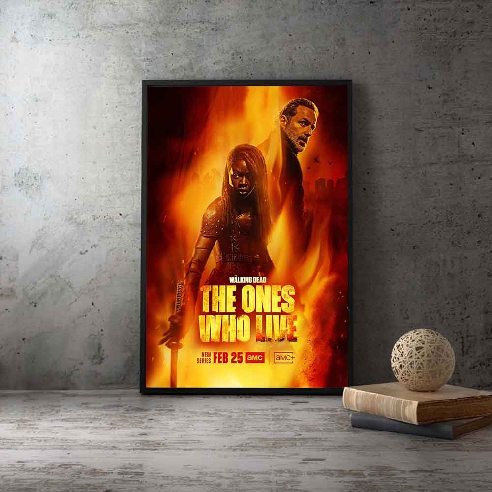 Discover The Walking D: The Ones Who Live 2024 Movie Poster,Film Print,Wall Art Decor Home Print,Painting Poster,No Frame