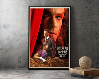 Interview with the Vampire2023 Movie Premium Poster,Music Poster,Unframed Canvas Wall Art Home Decor Print,Film Print