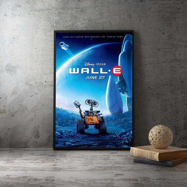 WALL·E Movie Poster, Wand Kunst Dekor Home Print, kein Rahmen Print