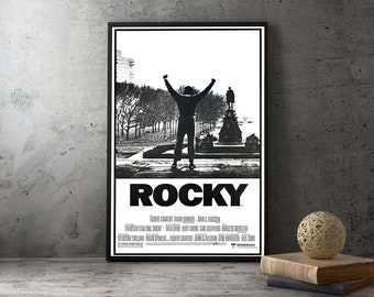 Rocky Movie Poster,Film Poster,High Quality Canvas Home Decor Print