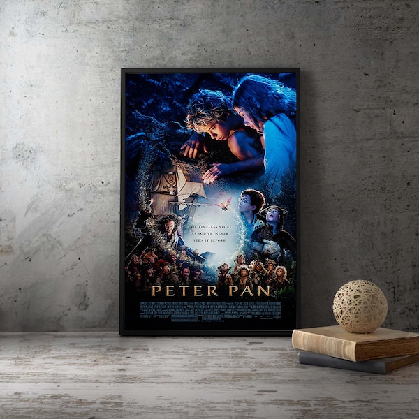 Peter Pan 2003 Movie Premium Poster,Music Poster,Unframed Canvas Wall Art Home Decor Print,Film Print