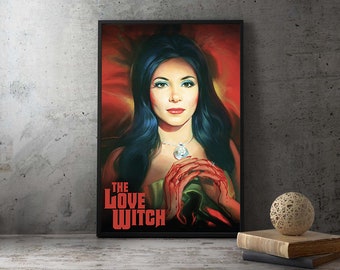 The Love Witch Movie Poster,Wall Decor, Horror Film, Art Print