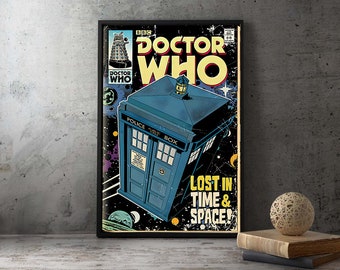 Doctor Who Classic Movie Poster,High Quality Home Decor Print,Film Poster