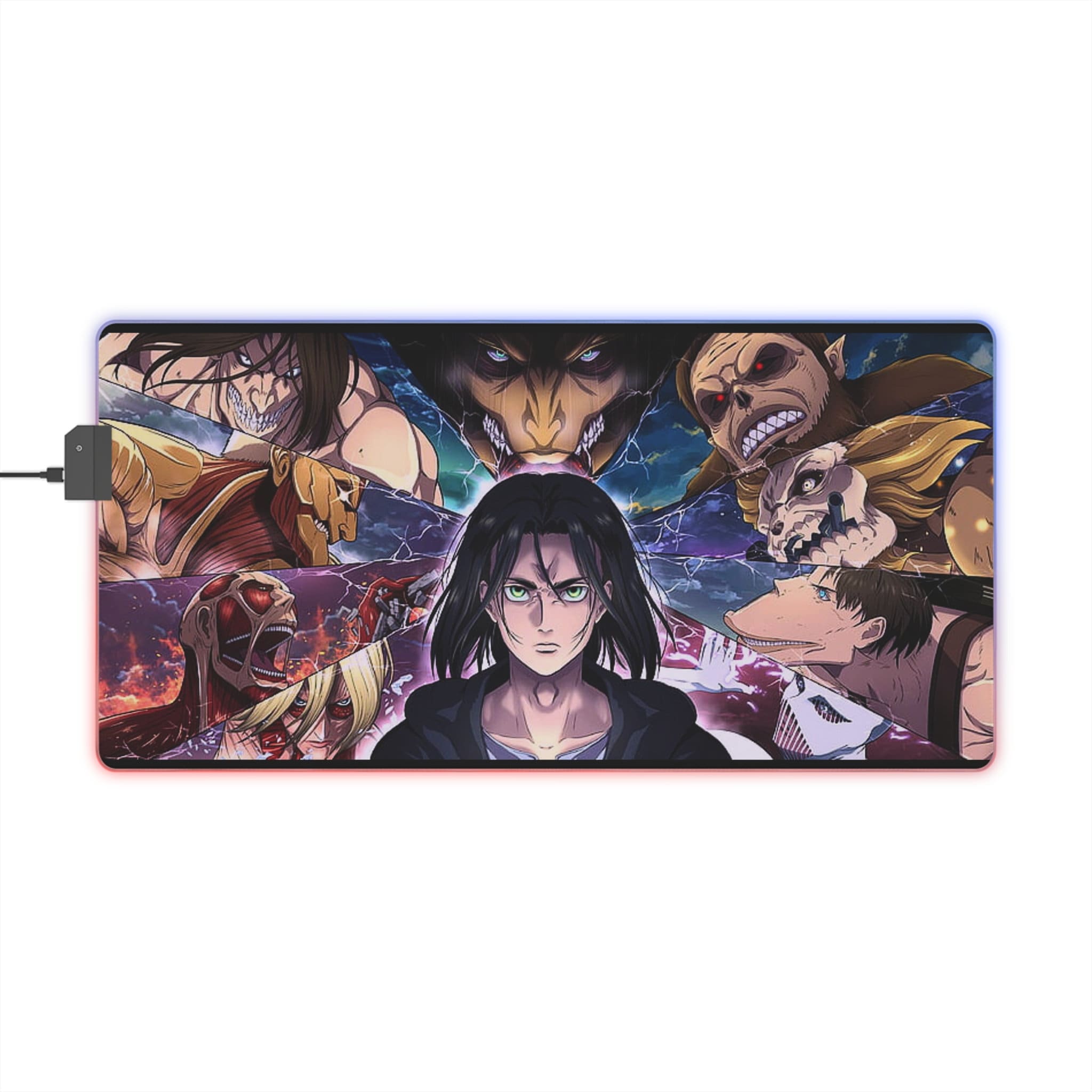 Shingeki No Kyojin Attack On Titan Mikasa Levi 01 Anime Gaming Mouse Pad :  : Informática