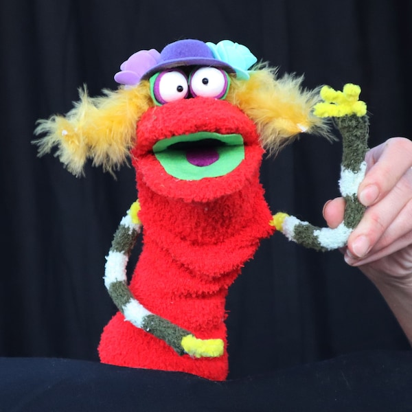 Tomato - A Fluffy Sock Puppet