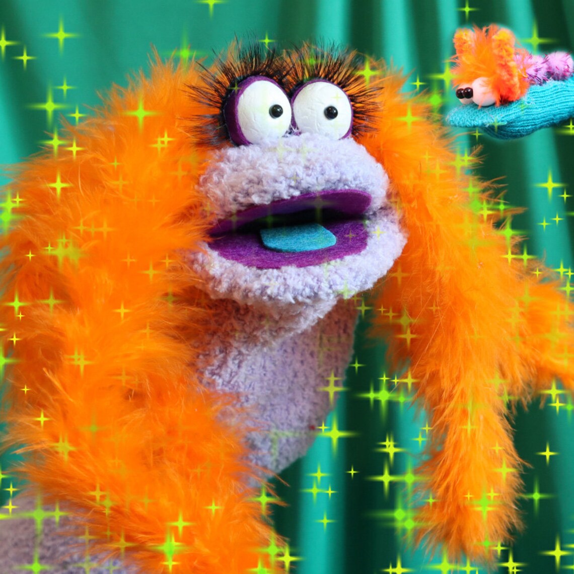 Ginger Fairy A Fluffy Sock Puppet - Etsy
