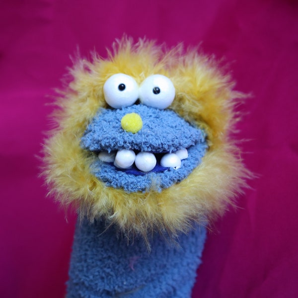 Pistachio - A Fluffy Sock Puppet