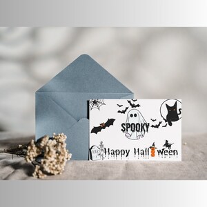 Halloween-Karte, Happy Halloween Printable, Halloween-Grusel-Karte