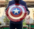 Handmade Metal Captain America Shield:The First Avenger Shield, Cosplay Anniversary Decor Birthday Christmas Gifts product logo