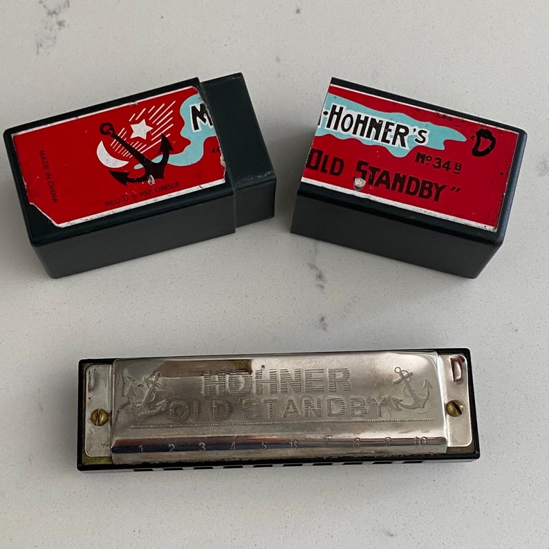 Vintage Hohner Harmonica Old Standby M Hohner Great Condition Etsy