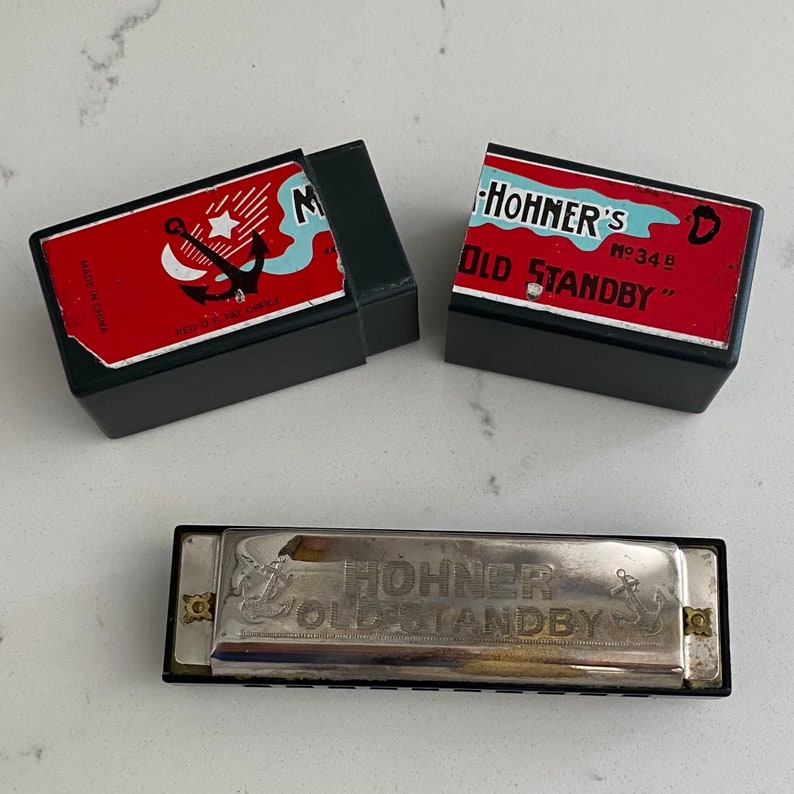 Vintage Hohner Harmonica Old Standby M Hohner Great Condition Etsy