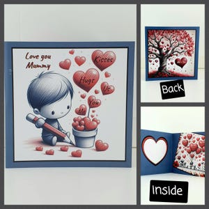 Liebe Dich Mama Mama Geburtstagskarte emotionale Worte inspirierend inspirierend unterstützend mich und Dich eine Mutterliebe