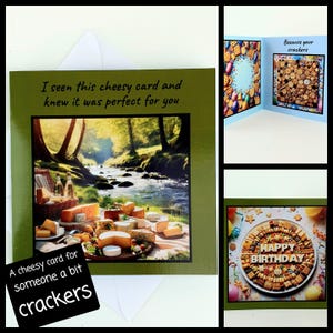 kaasachtige verjaardagskaart voor iemand crackers grappige gekke eigenzinnige grap voor die ene speciale persoon