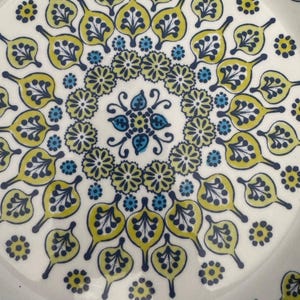 Anthropologie Stoneware Apple Lime Pie Baker Dish image 7