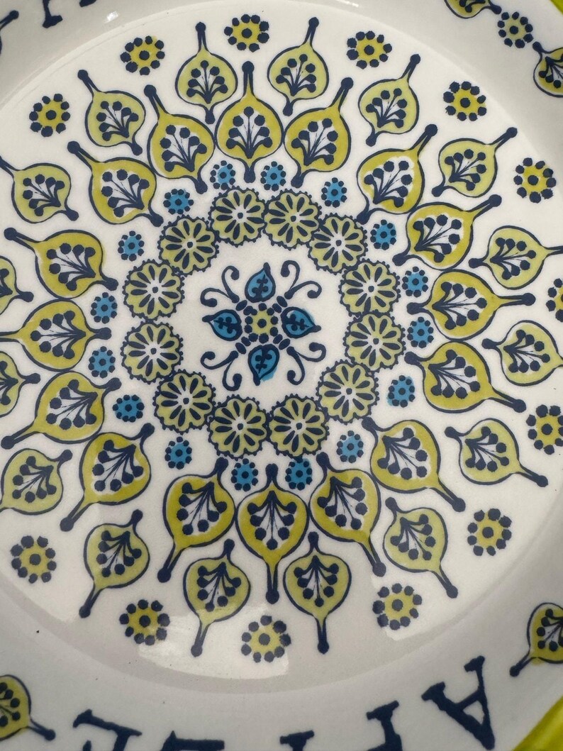 Anthropologie Stoneware Apple Lime Pie Baker Dish image 7